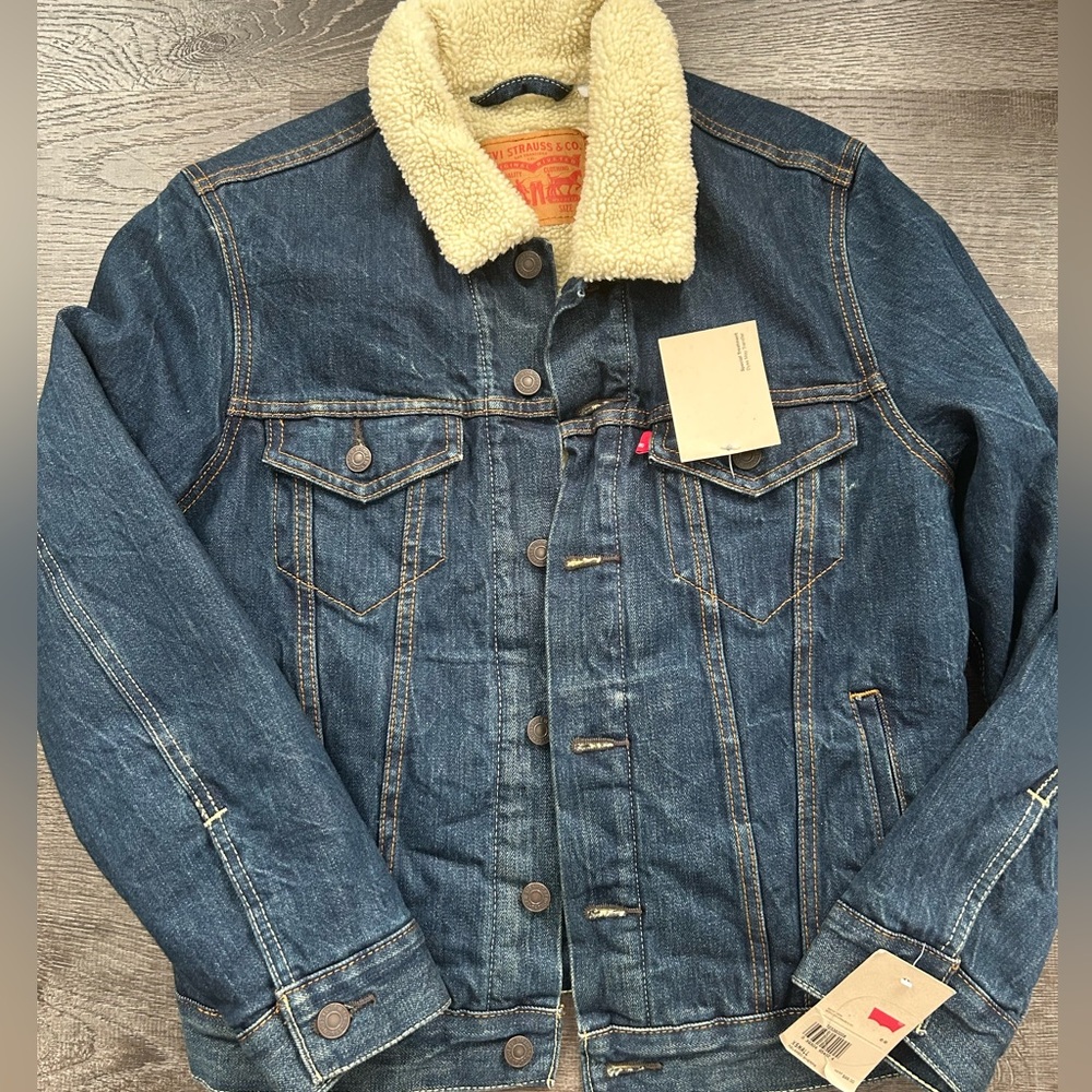 Levi’s Sherpa Trucker Denim Jacket XS